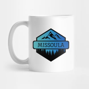 Missoula Montana Mountains and Trees Mug